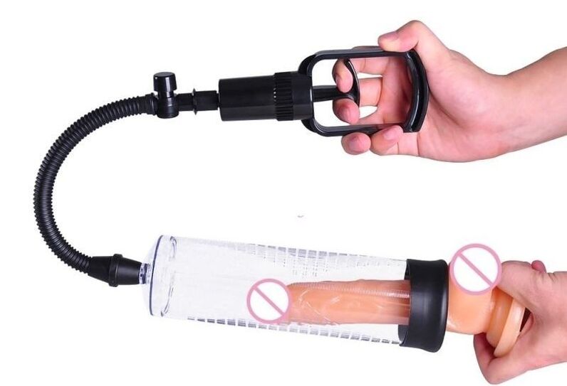 The vacuum pump guarantees the fastest but short-term result of penis enlargement